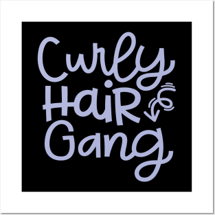 Curly Hair Gang Hairstylist Curly Hair Cute Posters and Art